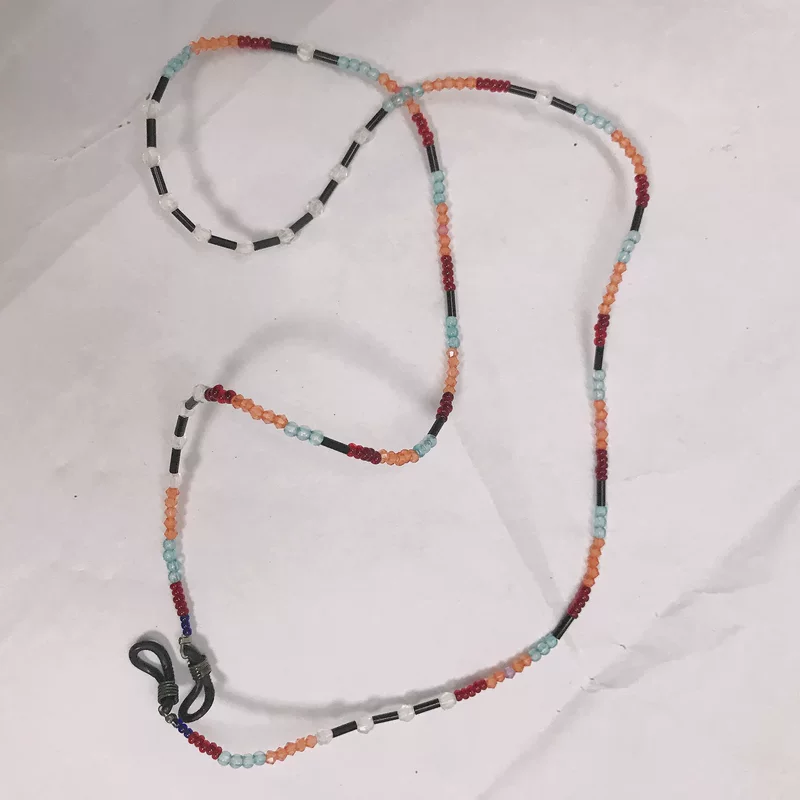 Non-slip glasses, beaded bracelet handmade