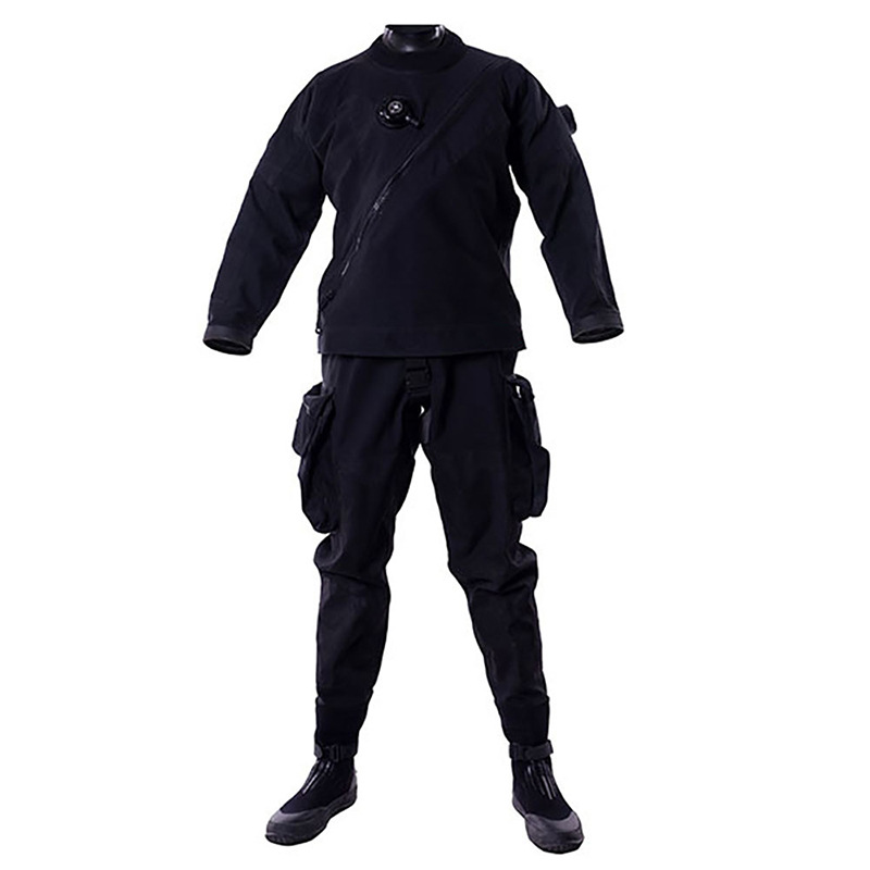 HOTDIVE ropa seca de buceo tecnología de traje de neopreno seco ropa seca de buceo traje de neopreno resistente al desgaste equipo de escafandra