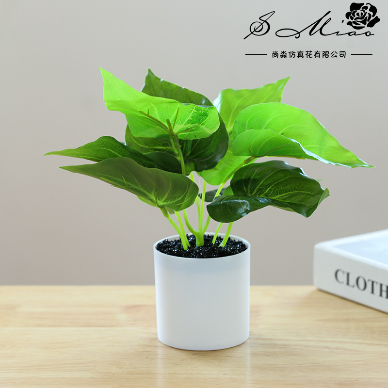 Flores artificiales, plantas verdes artificiales, bonsái, adornos creativos, flores simuladas, plantas de plástico, decoración de interiores, dropshipping, plantas en maceta simuladas