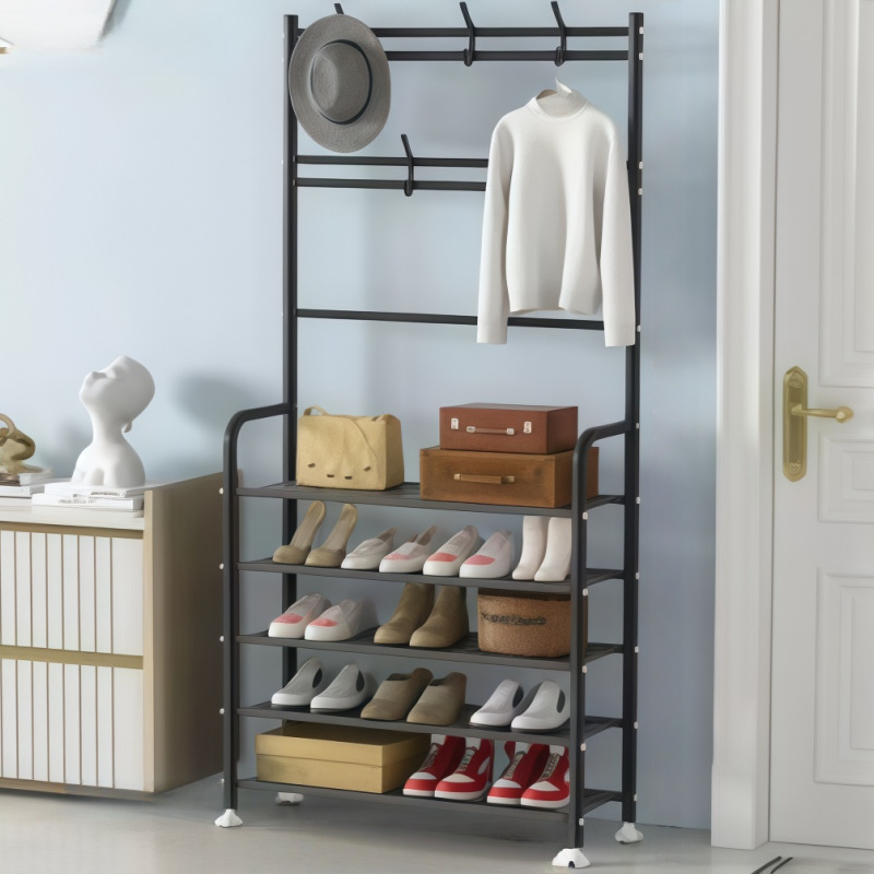 Transfronterizos multicapa zapatos sombreros porta de hogar fácil ensamblaje dormitorio zapatos armario estante de almacenamiento de plástico estante de almacenamiento dormitorio image 6