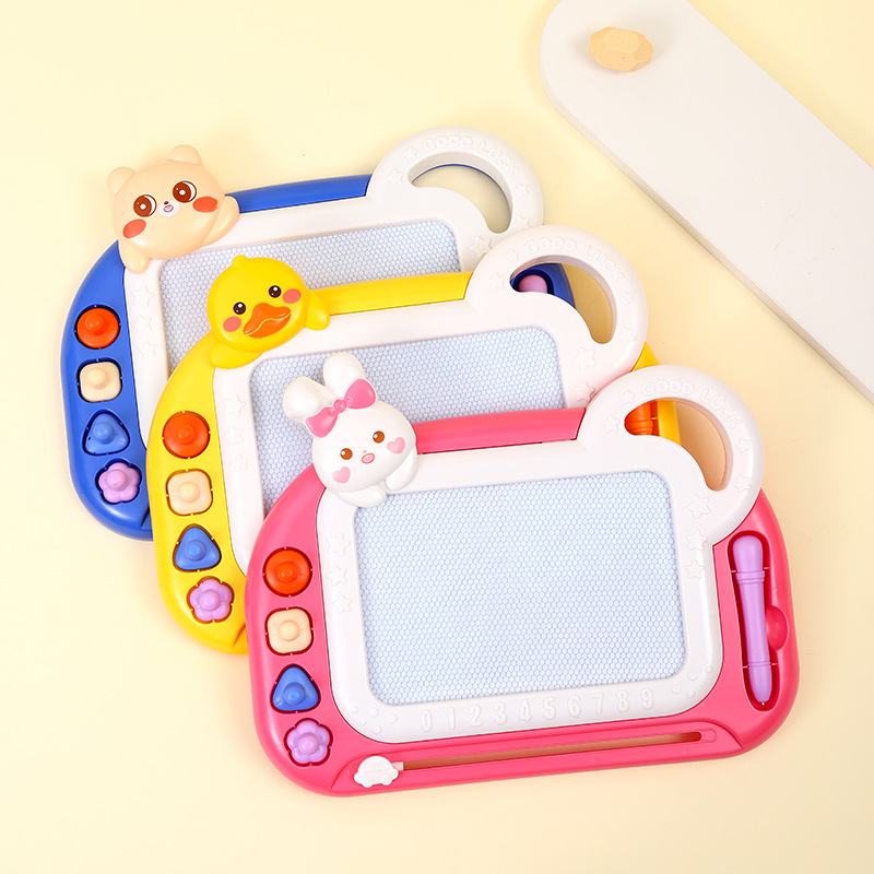 Jingjing tablero de escritura para niños tablero de dibujo magnético juguete de dibujos animados color Niños Bebé graffiti tablero de juguete al por mayor