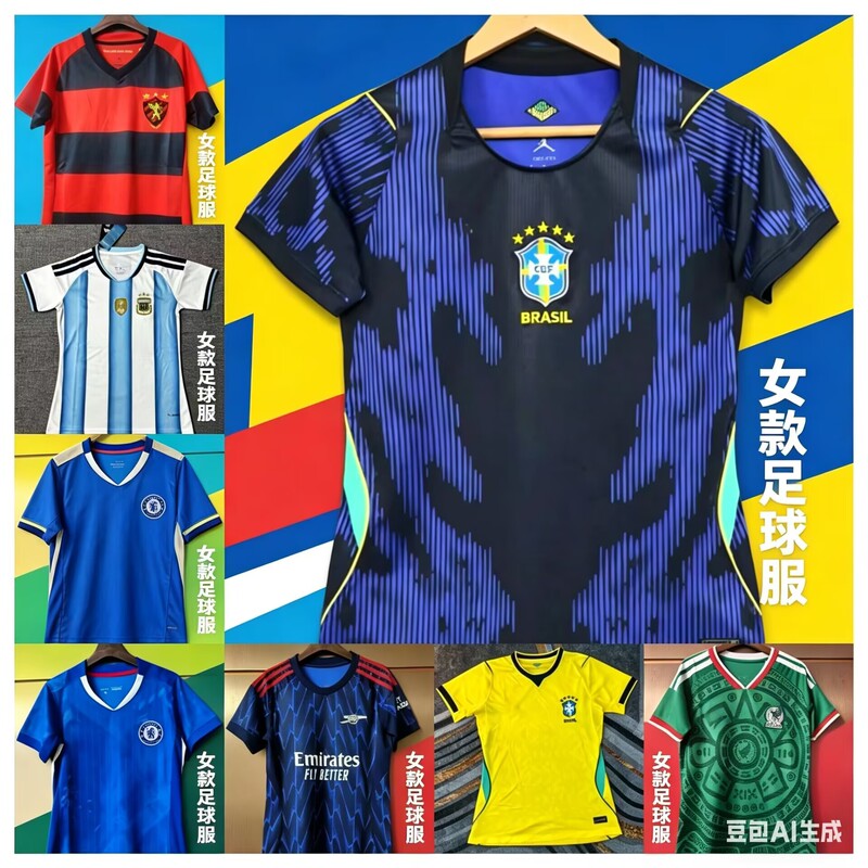 Women's 2026 World Cup Football Jersey Spain Brazil Jersey 2627 Club Barcelona Real Madrid Women's Football Jersey Women's 2026 World Cup Football Jersey Spain Brazil Jersey 2627 Club Barcelona Real Madrid Women's Football Jersey