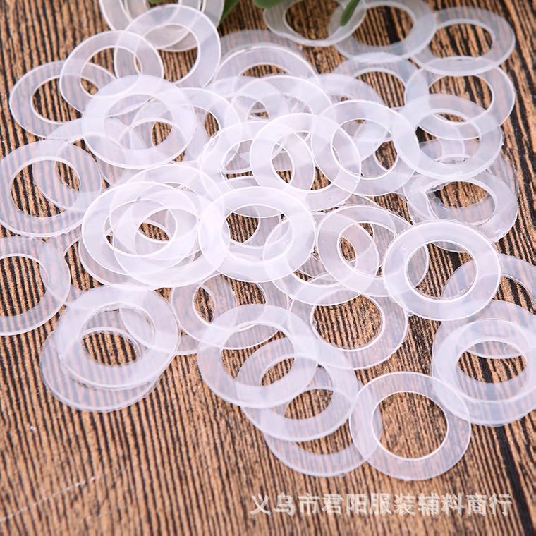 现货供应鸡眼塑胶戒子 塑料胶介子 四合扣气眼圆形垫圈