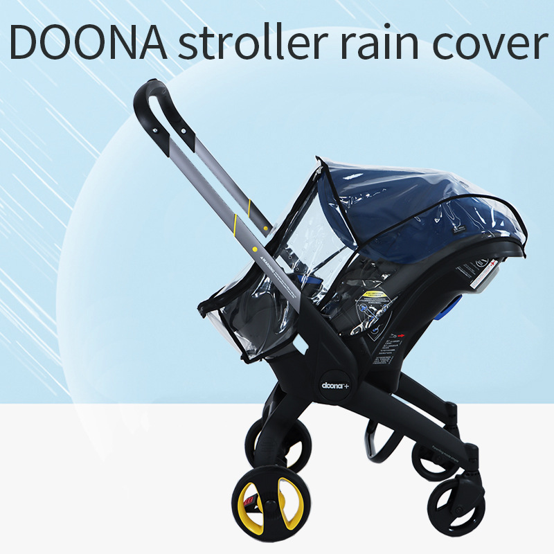 Doona Baby Carriage Rain Cover Accesorios especiales Cesta de elevación Asiento de seguridad Cesta de elevación Rain Cover de tela universal image 1