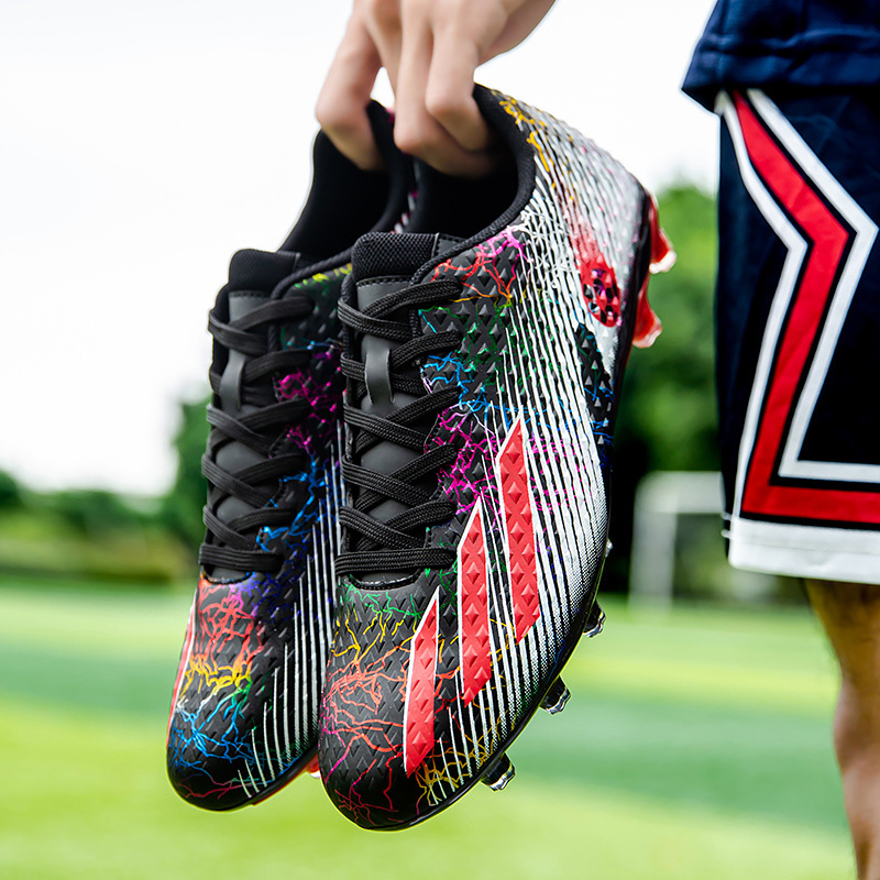 Black and red spikes