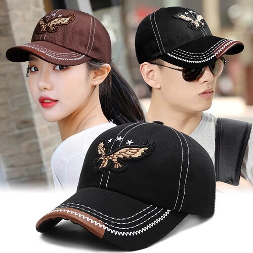 Best-selling Korean-style wide-brimmed deep-topped baseball cap for men, spring and summer, personalized trendy versatile, makes face look smaller, embroidered duckbill hat