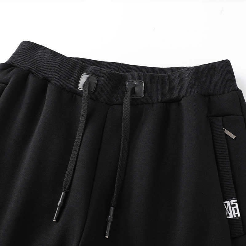 Pantalones de algodón para hombres, pantalones casuales de otoño y invierno, nuevos pantalones de cachemira de tamaño grande, pantalones elásticos de cordero, pantalones cálidos image 3
