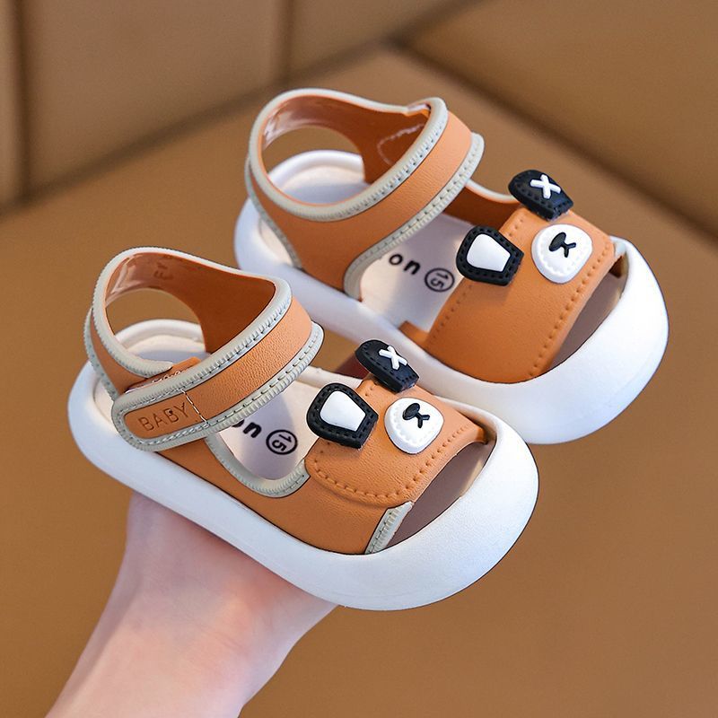 Summer Children's Ultra Lightweight Half Toe Closed Toe Shoes Non Slip Soft Soled Infant Toddler Sandals For Boys And Girls_voghion.com