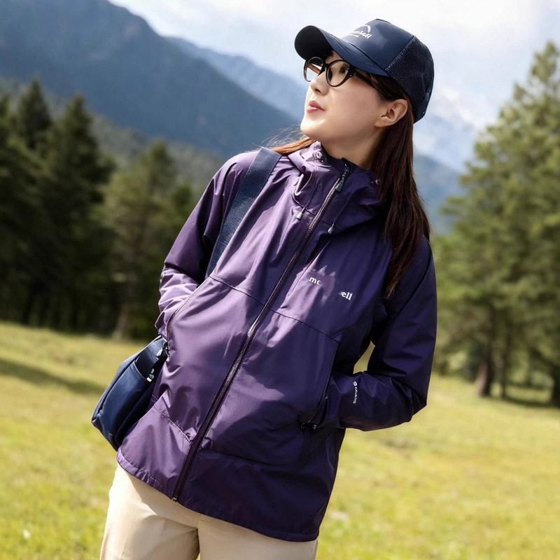 Cross-Border Mont Meishan Outdoor Rain Dancer Gtx Laminated Hard Shell Waterproof Jacket Hooded Jacket