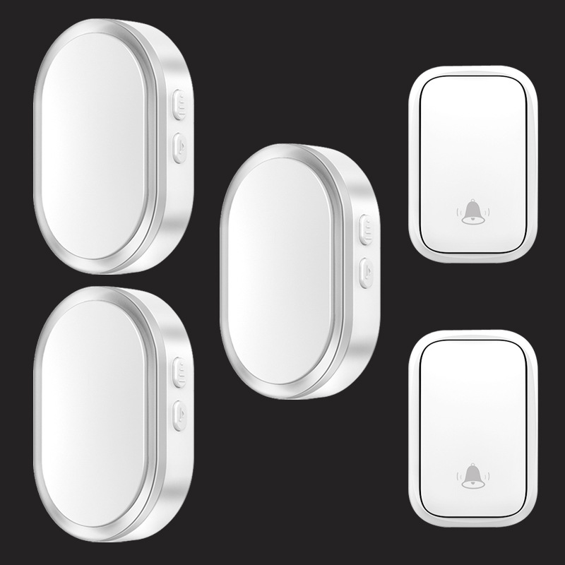 卡佳斯门铃自发电不用电池无线家用远距离电子遥控防水智能呼叫器