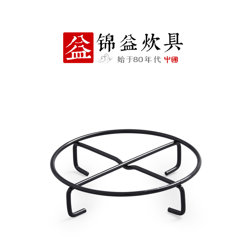 Cast Iron Pot Pan Mat Camping Pot Bracket Iron Art Metal Pot Rack Casual Tray Oven Mittsing