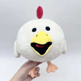 跨境新款 chicken gun plush 小鸡大作战玩偶 游戏毛绒玩具公仔