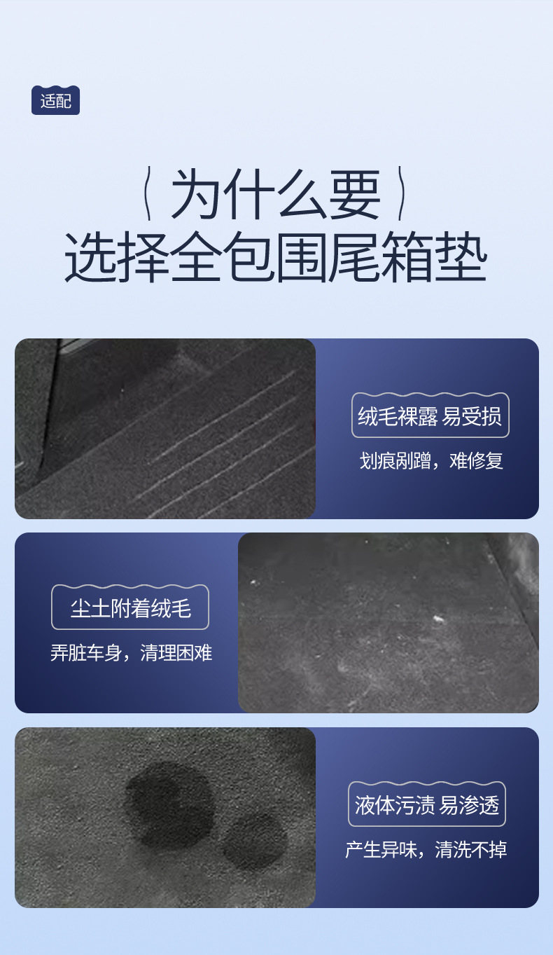Suitable for 24 Geely Star Trunk Mat Fully Enclosed Geely Star Trunk Mat
