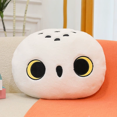 Cross-Border New Harry Potter Plush Toy Pillow Hagrid's Birthday Cake Pillow Bed Cushion Manufacturer Wholesale (Oyuncaq yastıqlar) - white-420g-40cm