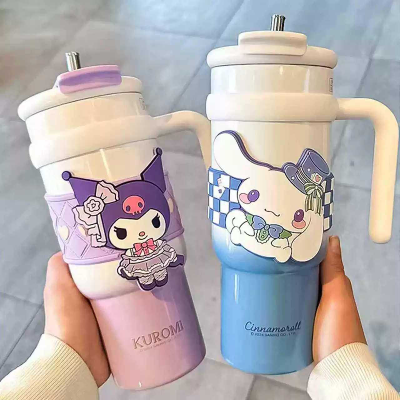 Hello Kitty, вместимый стеклянный чайник, чашка для чая, высококачественная соломинка со стеклом