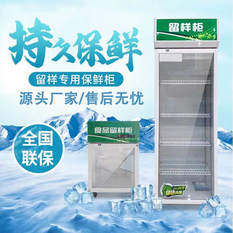 留样柜幼儿园学校食堂食品留样冷藏柜带锁商用冷藏冰柜单门冷藏柜
