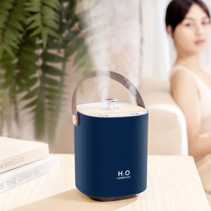 跨境可充电款防干烧喷雾加湿1.2L双喷手提家用办公静音大雾加湿器