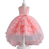 Small princess costume, dress, piano performance costume, suit, Amazon, European style, flowered, tutu skirt