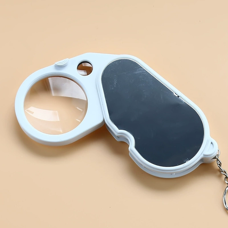 Увеличительное стекло с подсветкой портативное пожилые Дети 4 раза 15 раз акриловое зеркало портативное HD студент оптом