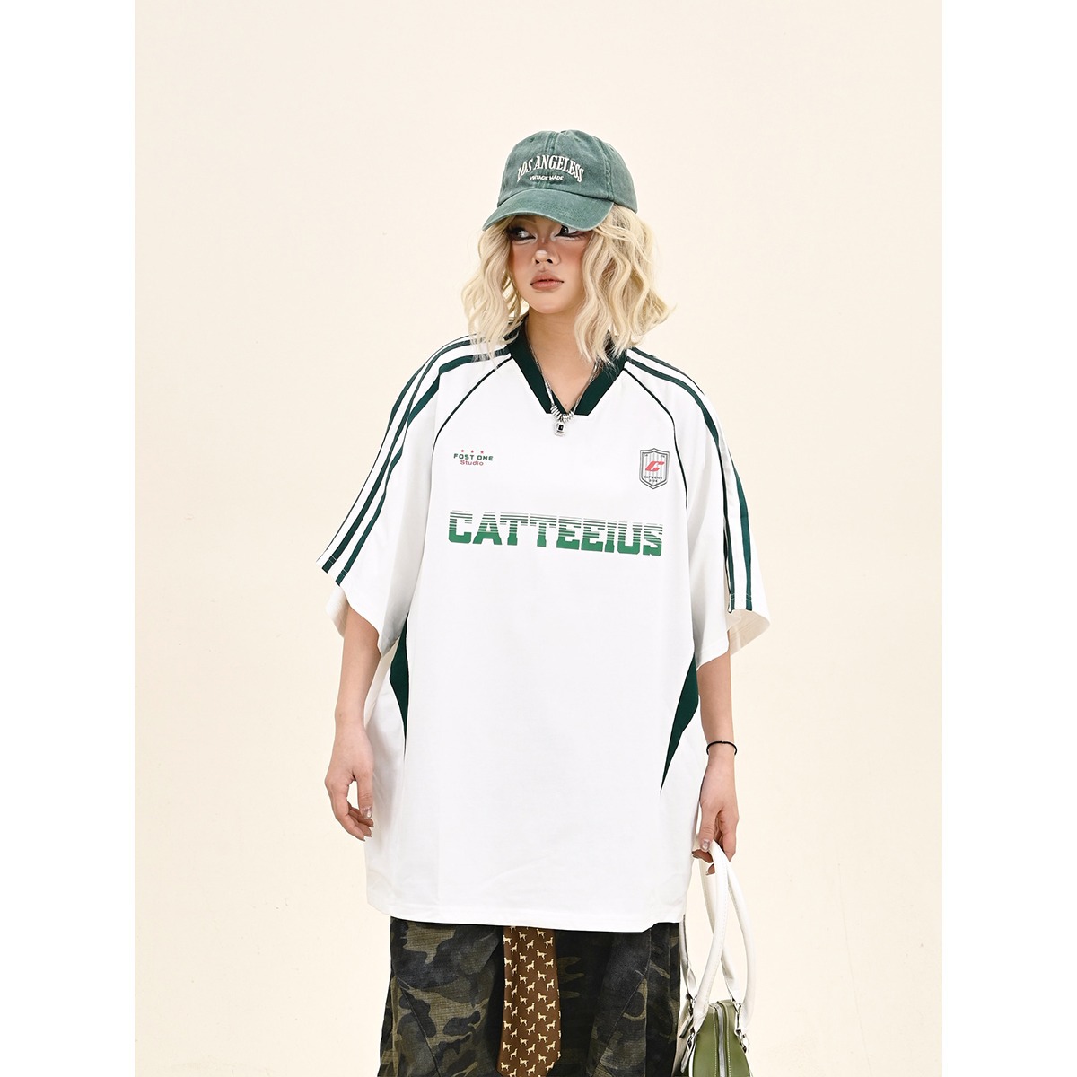 Amrican-styl Sports Short-slv T-shirt Mn And Womn, Loos Fit For Summr, Coupl's Raglan Slv V-nck_viptrois.com