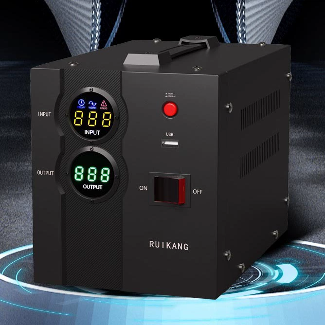 Zhongshan Ruikang повышающий напряжение 220 В регулятор напряжения стабилизирующий трансформатор 110-260 В стабилизатор