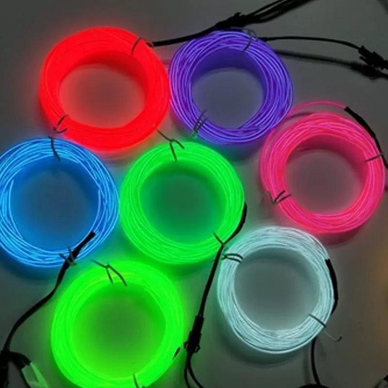 装饰el冷光线带边线 舞蹈演出服发光线1米3米5米套装