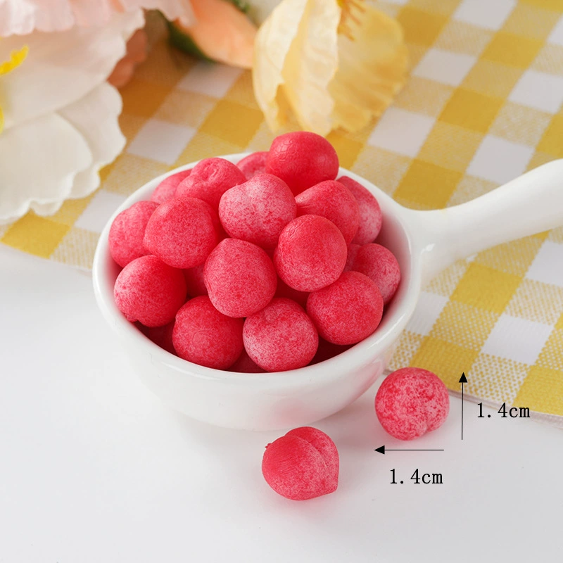 Мини-сквиши игрушка, ТПР в форме персика, антистресс, 1,4×1,2 см