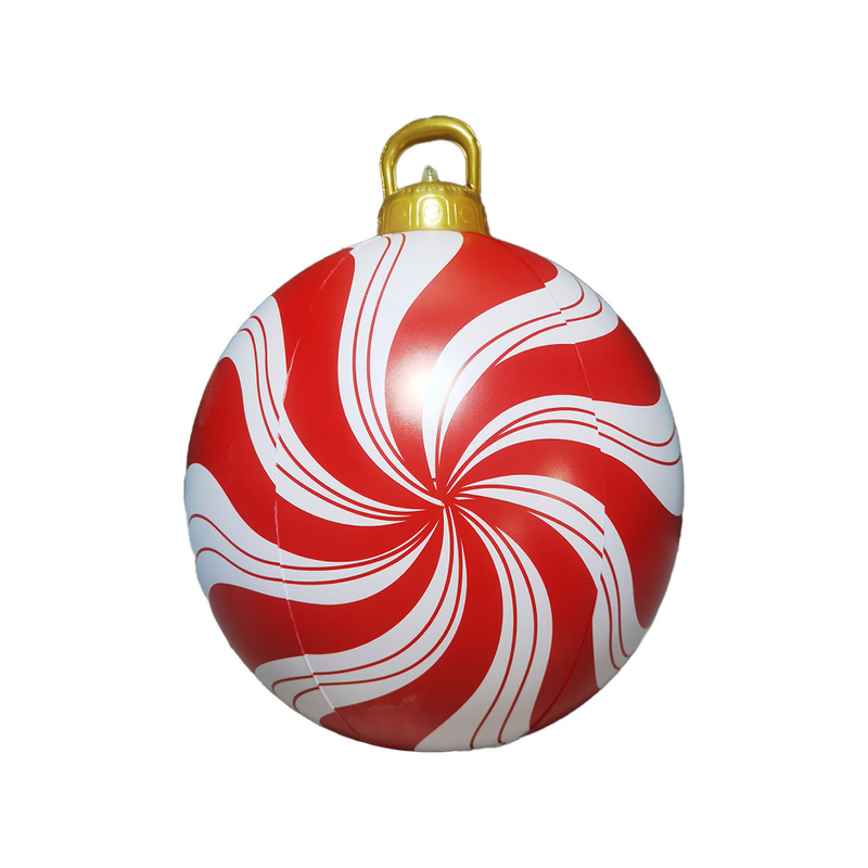国境を越えた新しい空気入れクリスマスボール環境保護PVCクリスマス室内屋外雰囲気祝日装飾品おもちゃボール|undefined