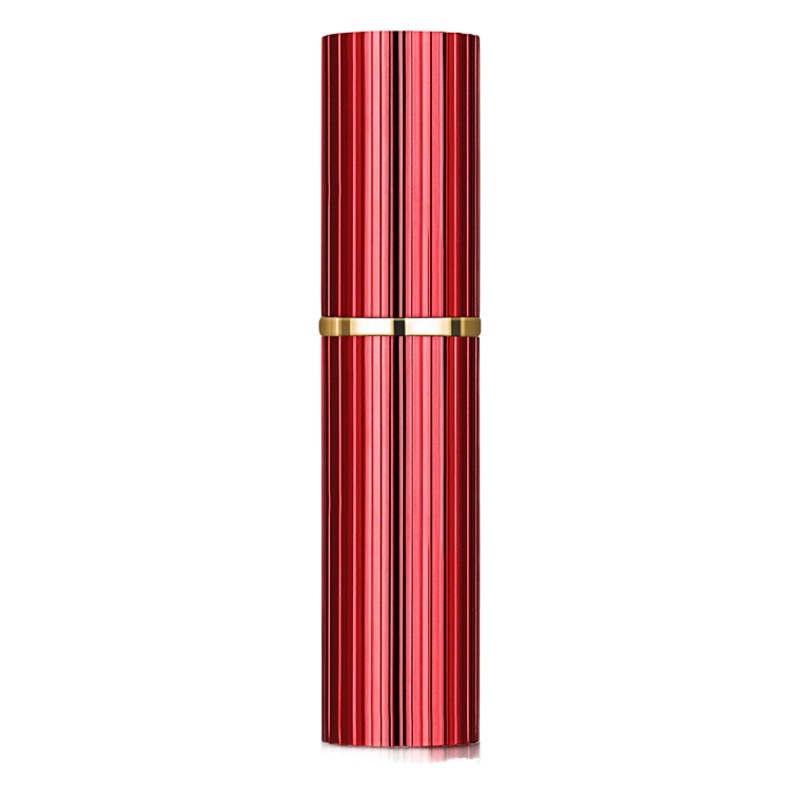 Botella de perfume de raya metálica 5ml de relleno inferior perfume sub-botella de alta gama portátil máquina de embarque sub-embalaje artefacto