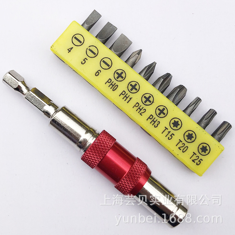 1/4 "multi-ángulo de extensión direccional varilla magnética destornillador eléctrico mango hexagonal 6,35mm cabeza del lote de liberación rápida autoblocante biela