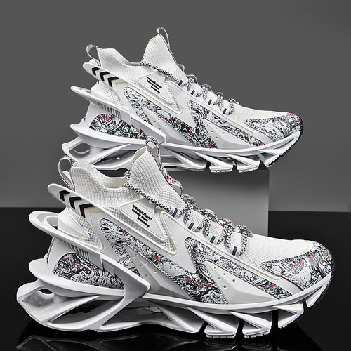 Men's Blade Shoes, Size 46, New Spring/Summer Style, Youth Sports Casual Fashion, Shock-Absorbing Shoes for Students and 