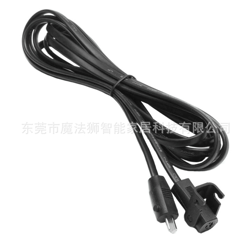 Varilla de empuje eléctrica motor controlador de la manija cable de extensión cable adaptador 2m una ronda plana 01 cabeza masculina a 01 cabeza femenina