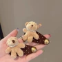波点侧边点缀布艺边夹