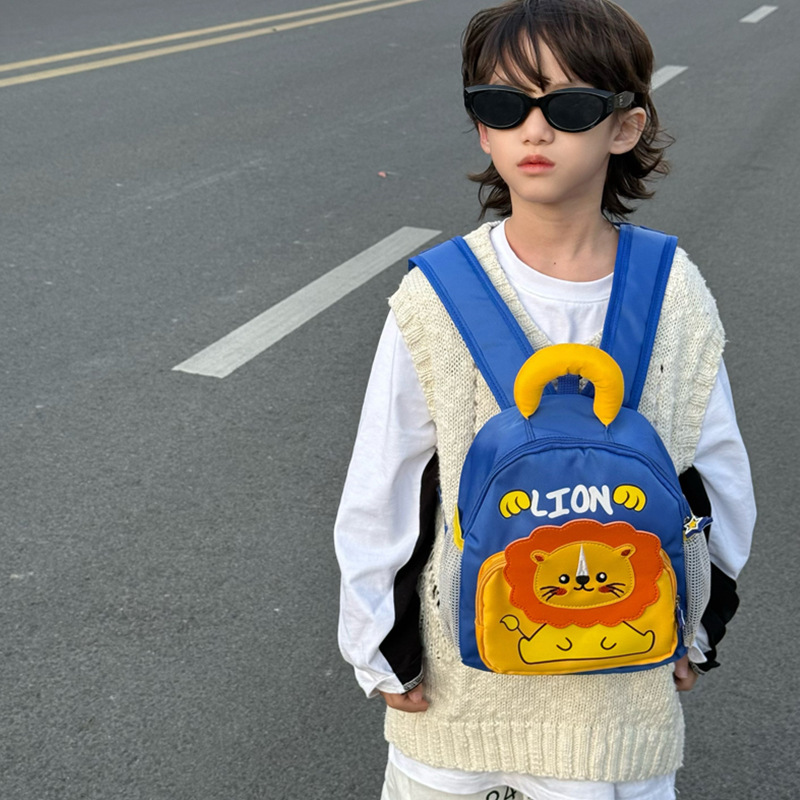 Mochila infantil transfronteriza anti-perdida de dibujos animados bolsas escolares preescolares lindas mochila transpirable para niñas