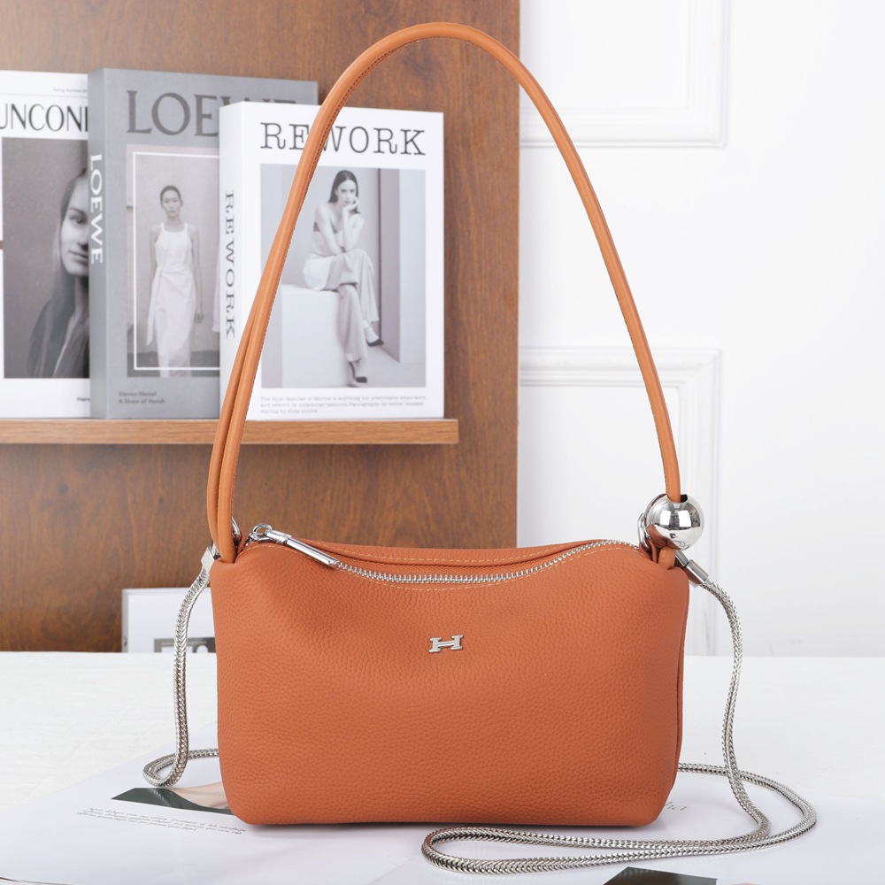 真皮女包TOGO纹新款手提女包包韩系简约风小清新腋下包女时尚质感