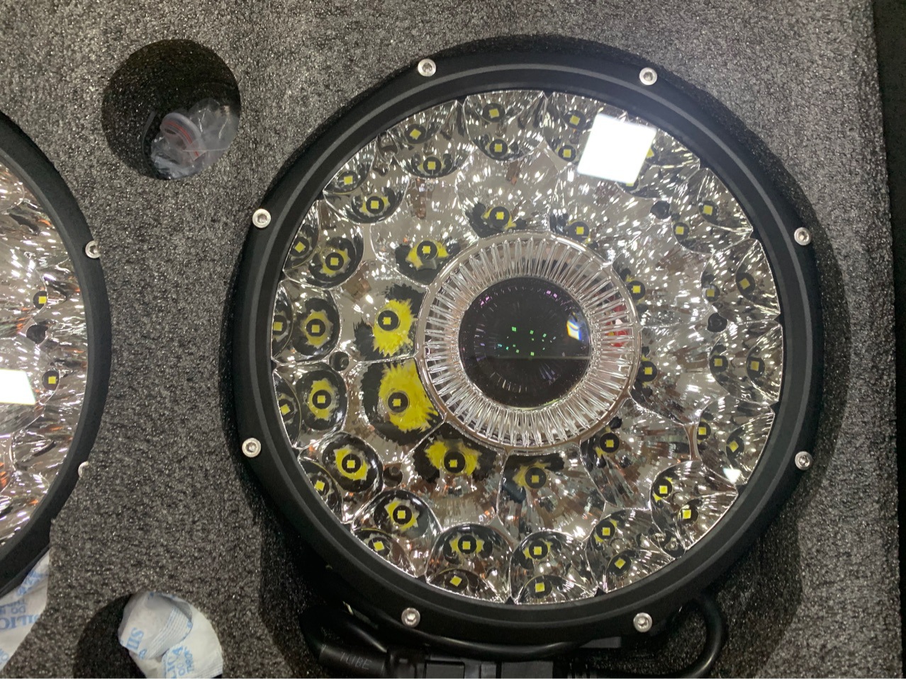 LED high-power driving lights laser lights off-road modified spotlights front bumper lights truck roof suv installation
