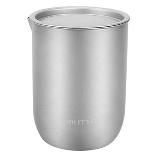 Double-layer pure titanium tea set travel portable outdoor kung fu tea set suit teapot fast guest cup tea maker gift