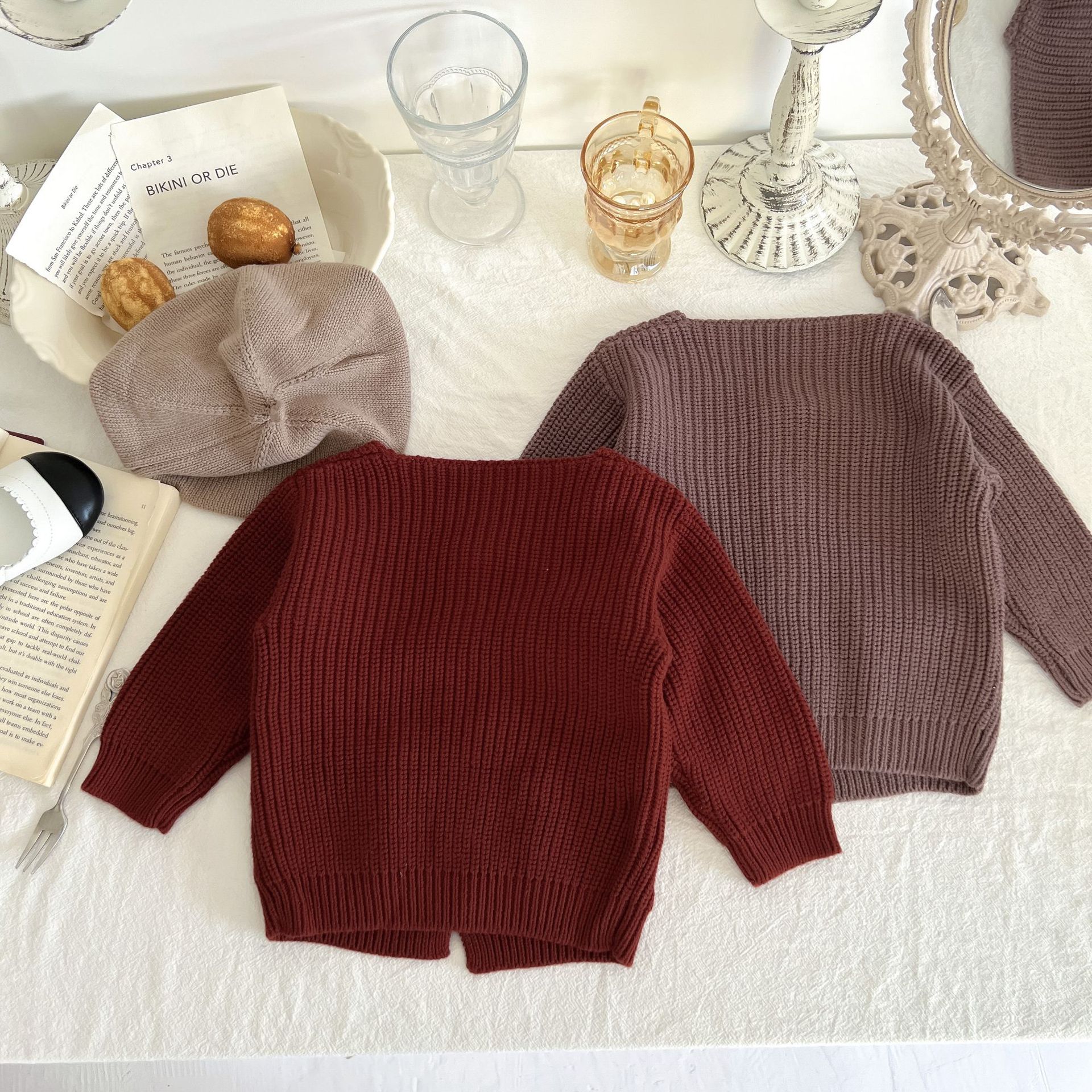 Title 2, Cardigan Tricoté pour Bébés et Tout-Petits Vest...