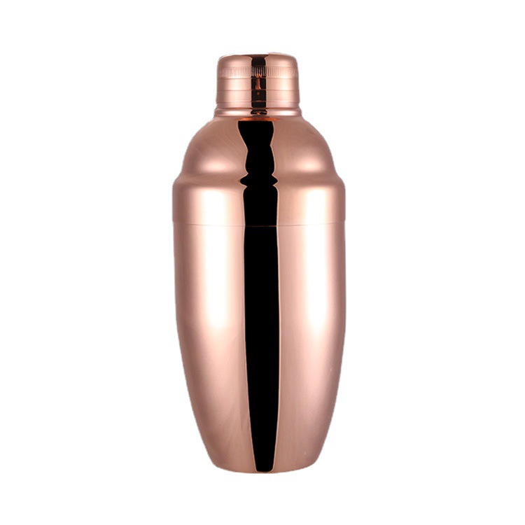 Venta directa de fábrica de coctelera de acero inoxidable nuevo estilo agitador de vino japonés shaker de tres etapas taza de nieve 500ml