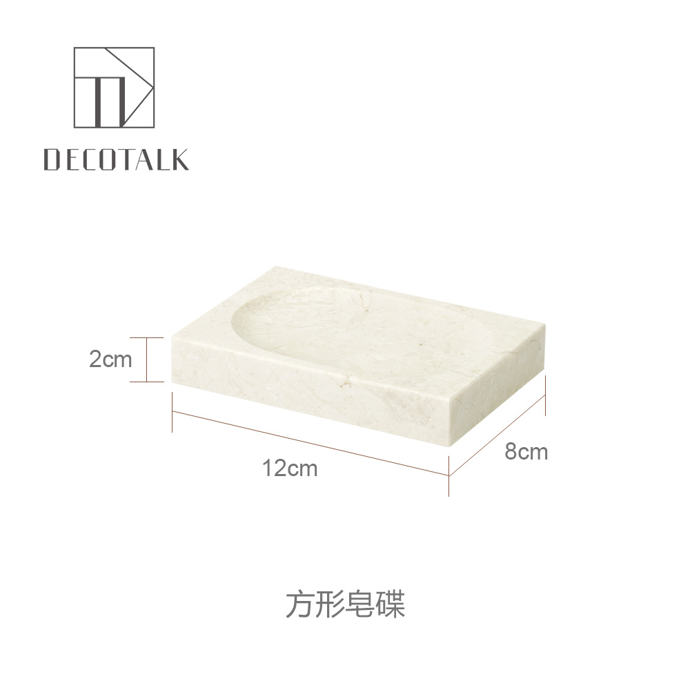 Plato de jabón rectangular