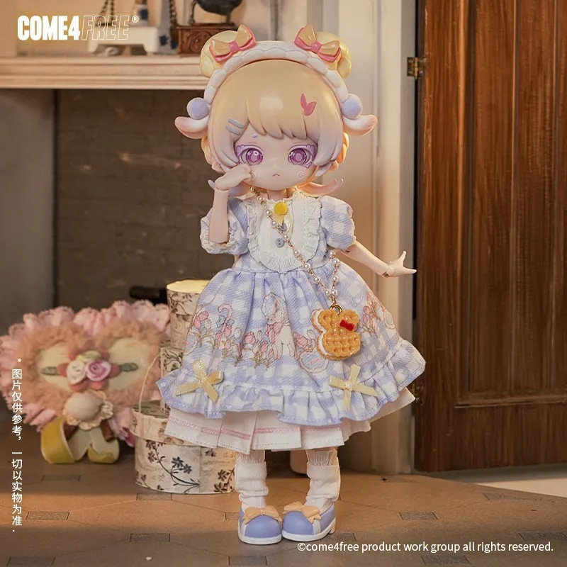 本物の米スイートストーリーファンタジーフォレストBJDブラインドボックス12点BJDアクションフィギュア装飾品人形|undefined