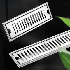 酒店淋浴房格柵工程款長條地漏大排量304不鏽鋼加厚長地漏