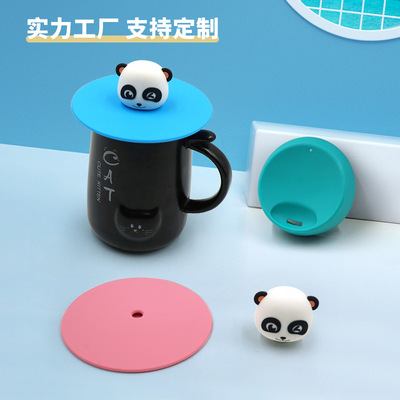 定制創意矽膠杯蓋 卡通滴膠公仔PVC矽膠杯蓋 時尚矽膠杯瓶蓋定制