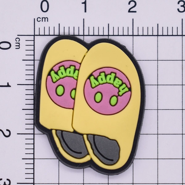 Soft rubber: small slippers [2.3×2.8cm]