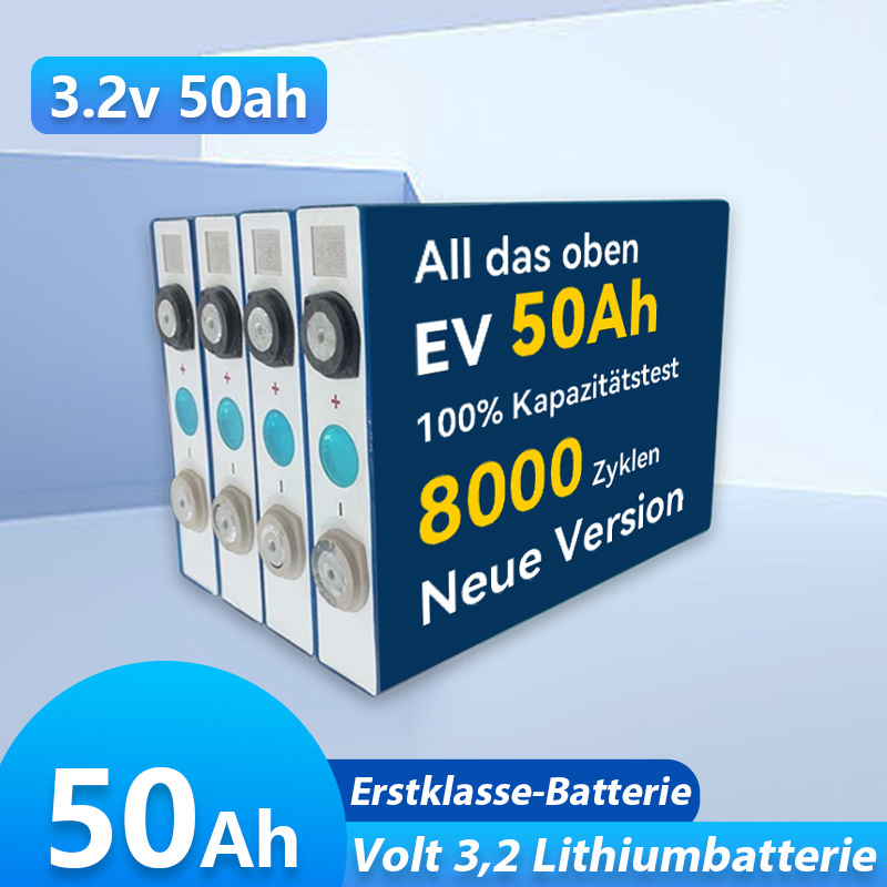 LiFePO4-Solarbatterie 3,2V 50Ah für den Haushalt 100Ah105Ah