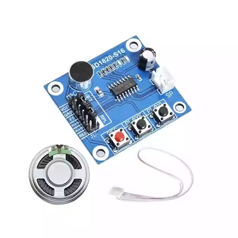 Isd1820 Recording Voice Module Voice Module Recording and Playback Module Board with Microphone and 0.5W Speaker Isd1820 Recording Voice Module Voice Module Recording and Playback Module Board with Microphone and 0.5W Speaker