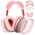 Transparent glitter four-piece set (glitter TPU shell cover * 1 pair + headband cover * 1 + headband cover * 1 + ear pad cover * 1 pair)
