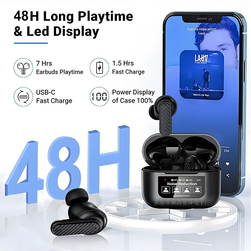 Новый трансграничный перевод с помощью искусственного интеллекта от Amazon, Bluetooth-гарнитура-вкладыш с очень длительным сроком службы батареи, постоянный бесплатный переводчик, производитель