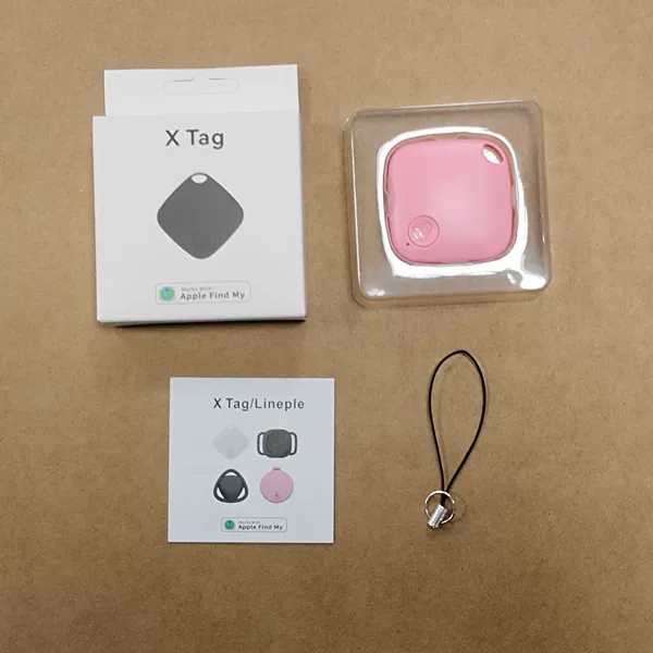 Y17 large hole diamond + apple powder + small ring lanyard