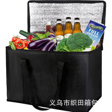 工廠定制戶外手提保溫包可折疊大容量外賣包高品質鋁箔野餐送餐袋